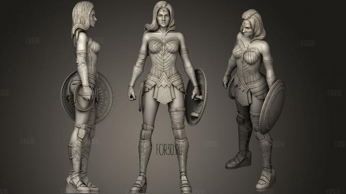 Wonder Woman 3d stl модель для ЧПУ